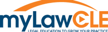 myLawCLE logo with the tagline Legal Education to Grow Your Practice