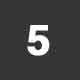 Step Number 5 Marker Number 5 step marker