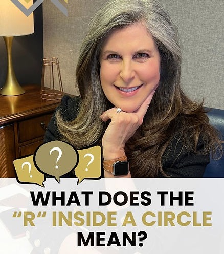 Image illustrating 'What does the R inside post' featuring TMBTQ Law, highlighting their website services.